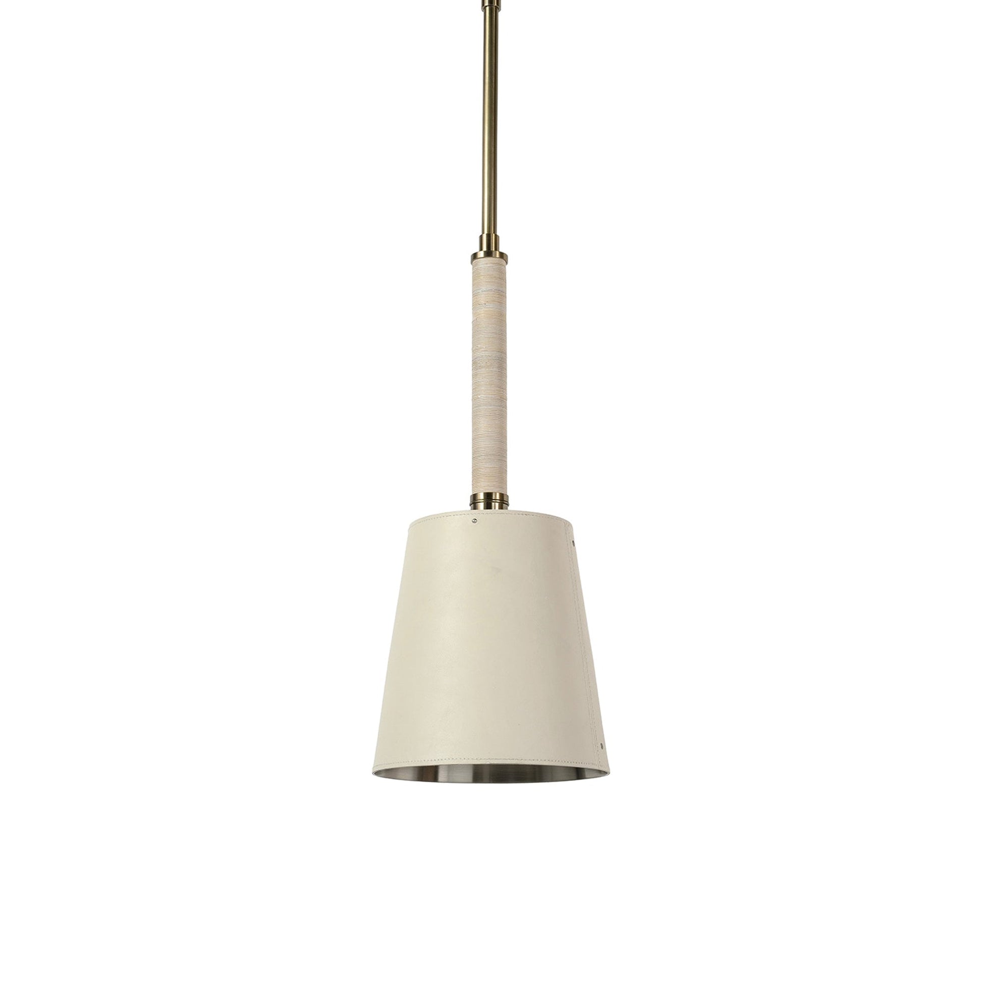 Hendrick Pendant Light in Cream.