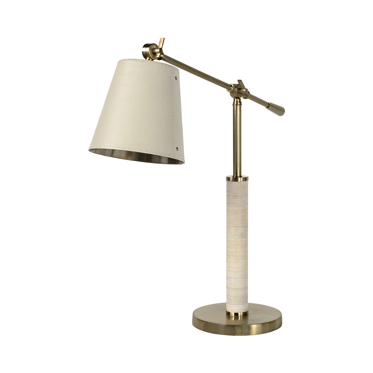 Hendrick Table Lamp in Cream.