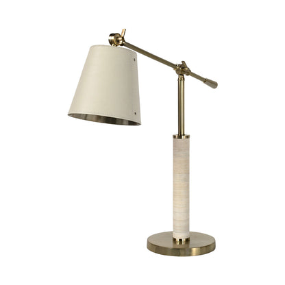 Hendrick Table Lamp in Cream.