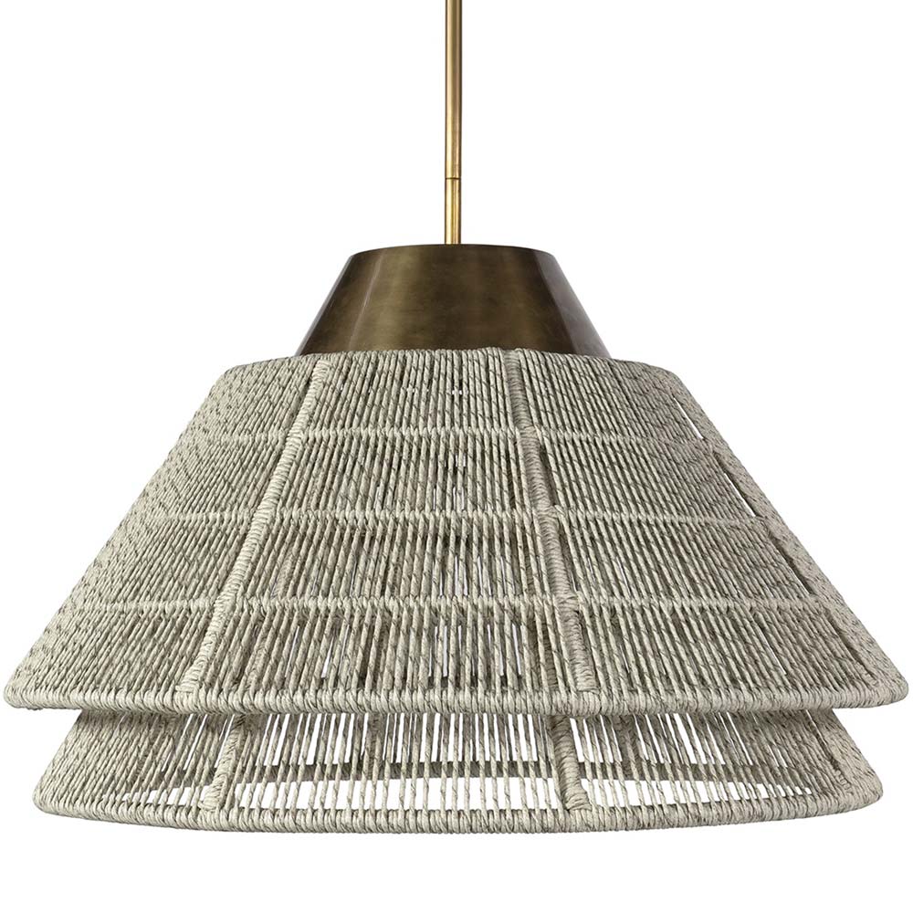 Pescadero Outdoor Pendant Light in Detail.