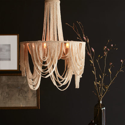 Selita Chandelier in living room.