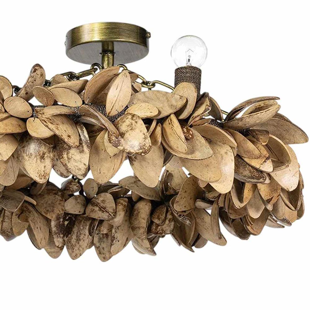Siena Semi Flush Mount Ceiling Light in Detail.