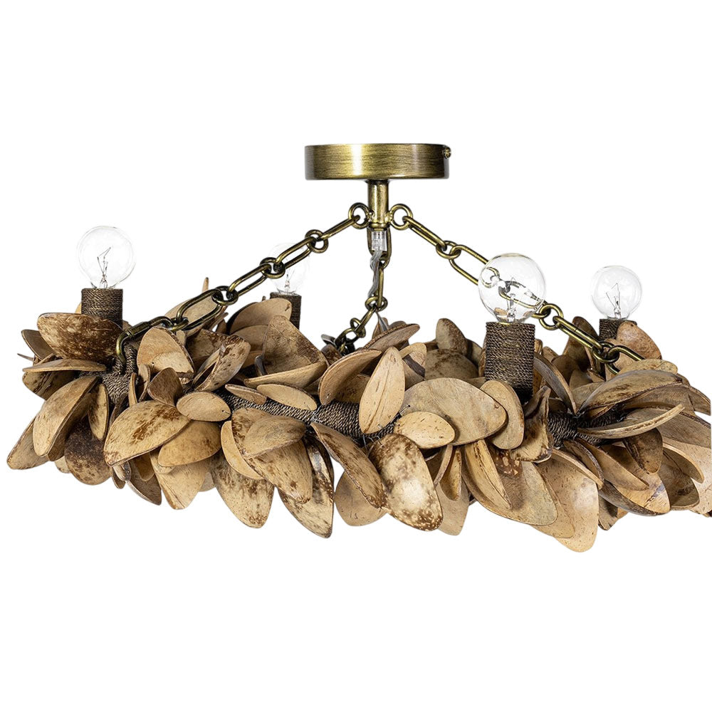 Siena Semi Flush Mount Ceiling Light in Detail.