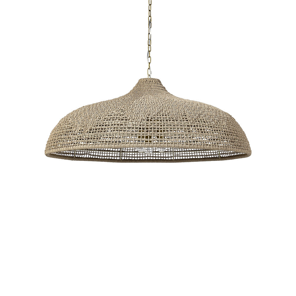 Westerly Outdoor Chandelier in Natural (42.25-Inch).