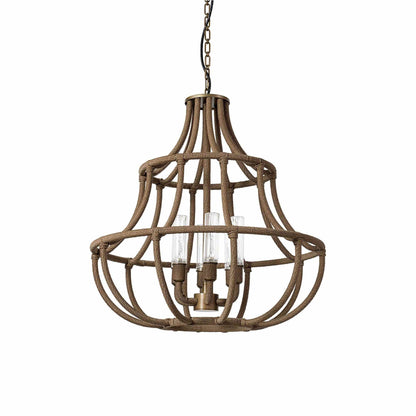 Yvette Outdoor Chandelier (28-Inch).