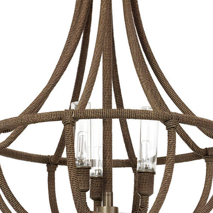 Yvette Outdoor Chandelier in Detail.