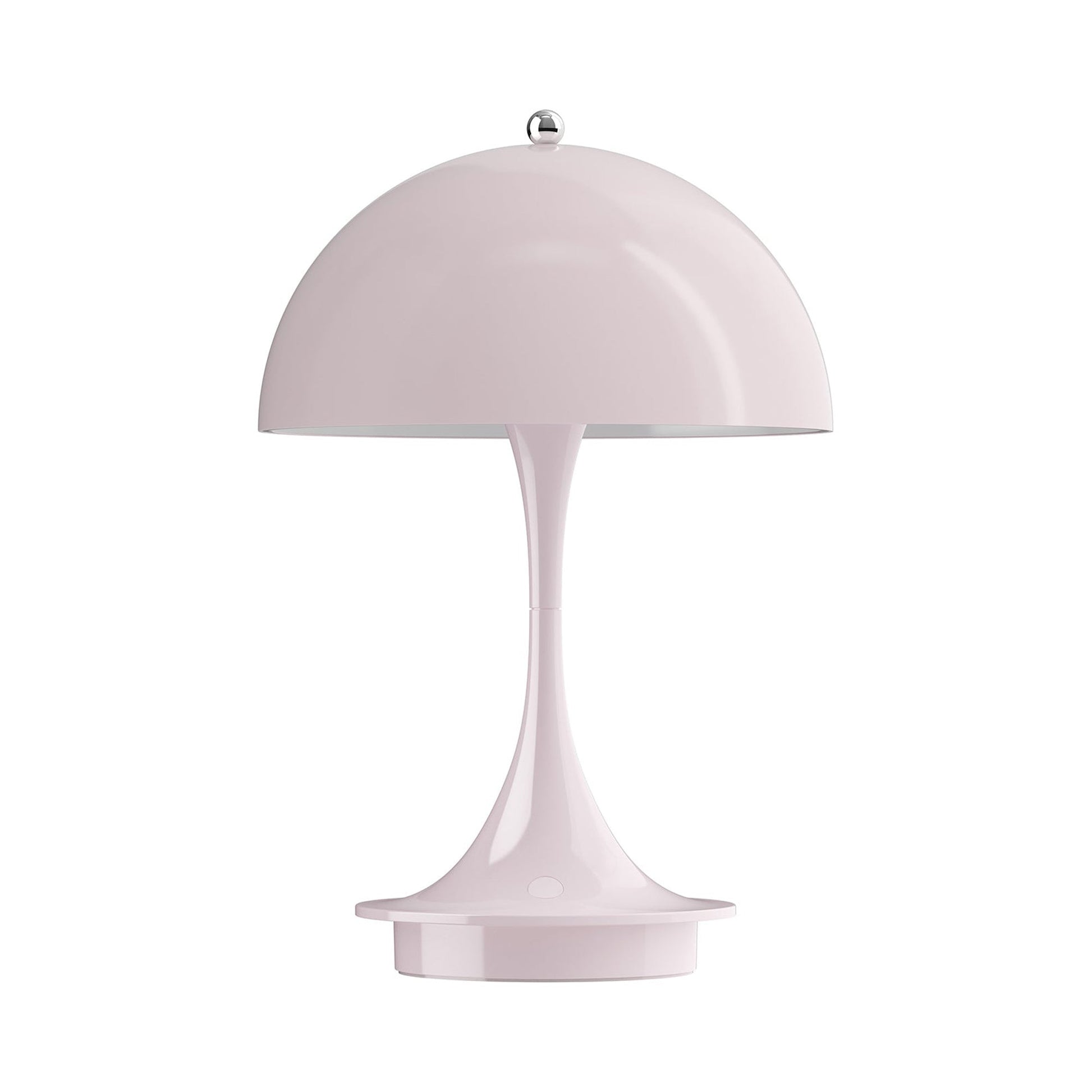Panthella 160 LED Portable Table Lamp in Pale Rose Acryl (Acrylic).