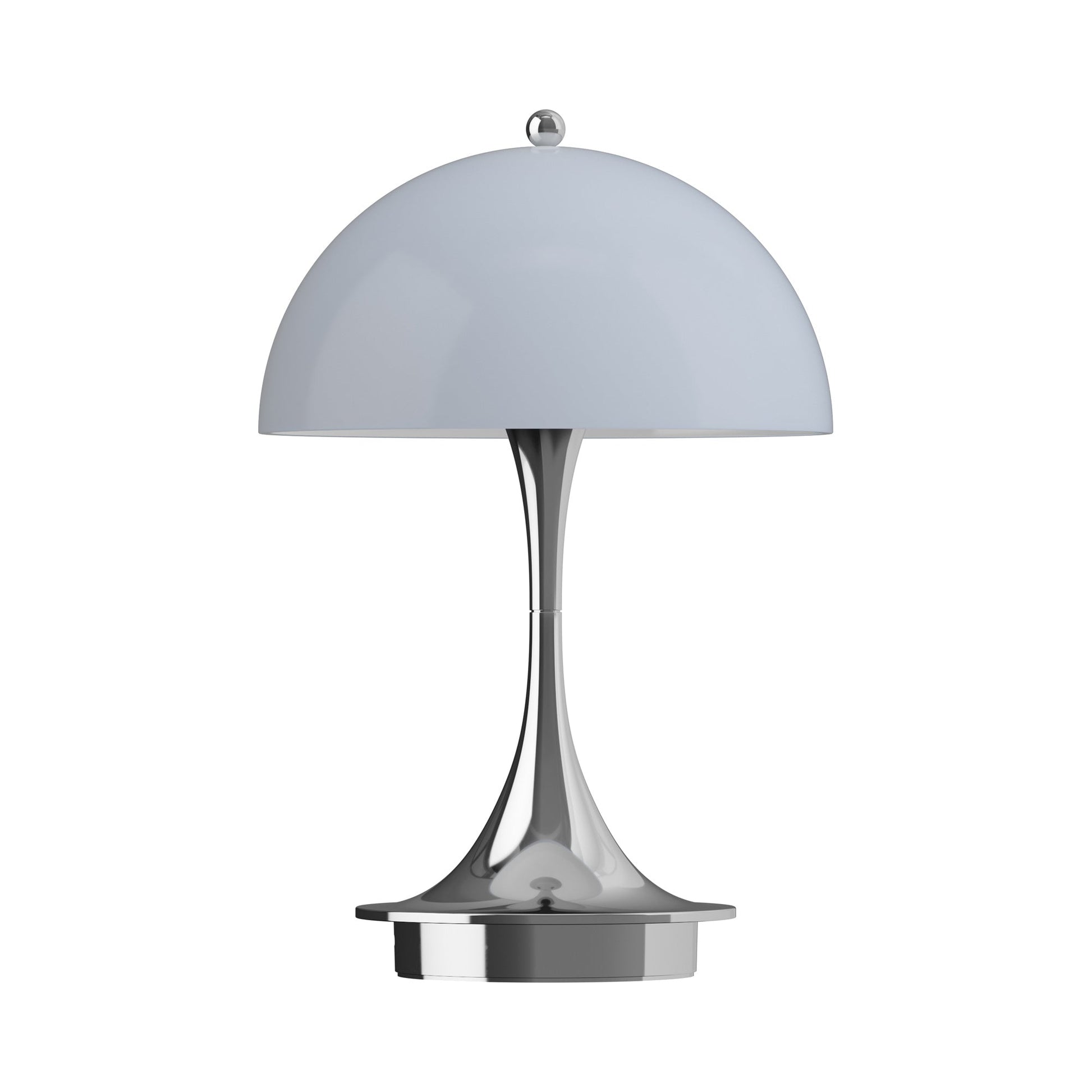 Panthella 160 LED Portable Table Lamp in Grey (Polymer).