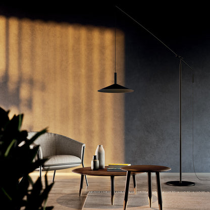 Altura LED Floor Lamp in living room.