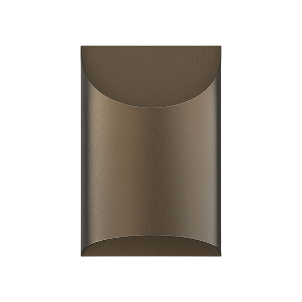 Aprile LED Wall Light in Brushed Bronze (11-Inch).