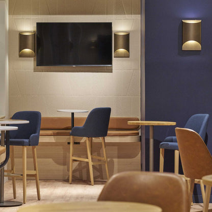 Aprile LED Wall Light in cafe.