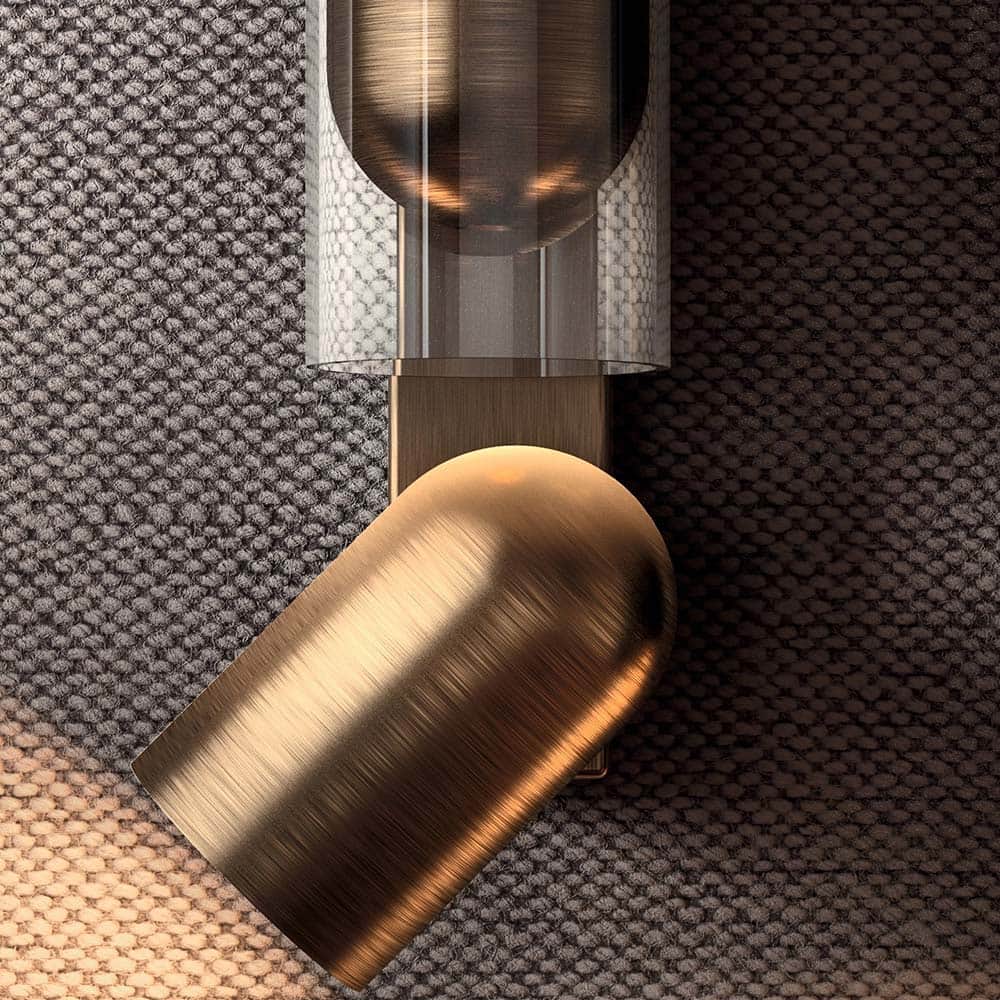 Clash Adjustable LED Wall Light in Detail.