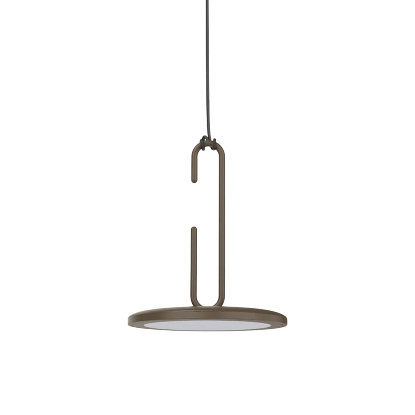 Clip LED Pendant Light in Matt Bronze (Mini).