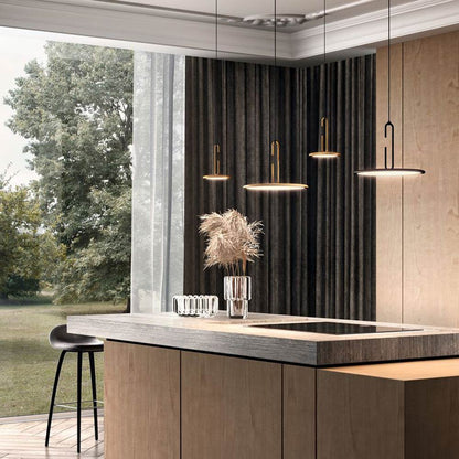 Clip LED Pendant Light in kitchen.