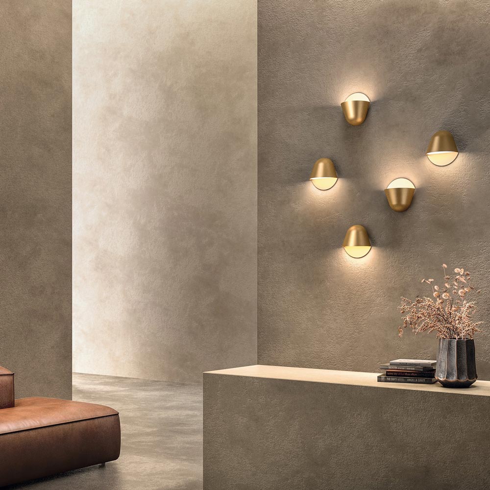 Enoki LED Wall Light in living room.