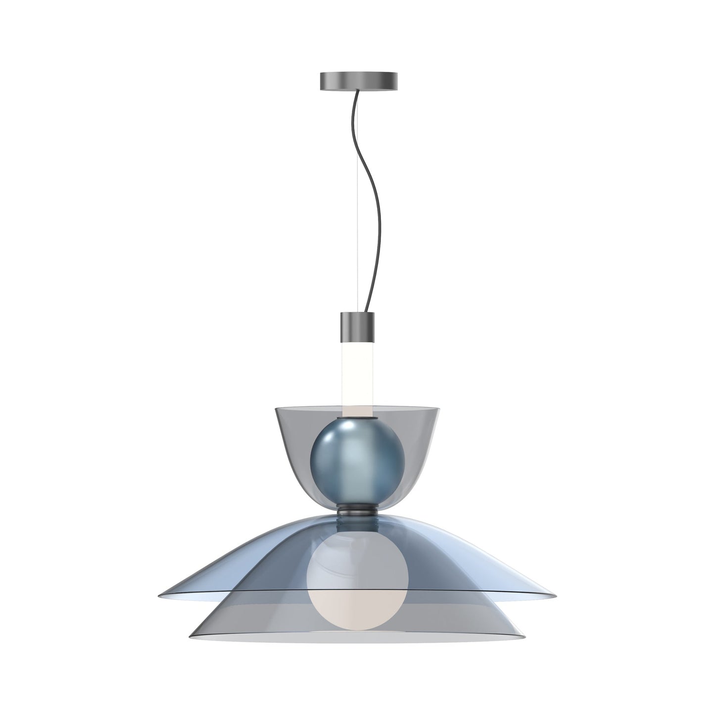 Gems S1D60A LED Pendant Light in Cold Color.