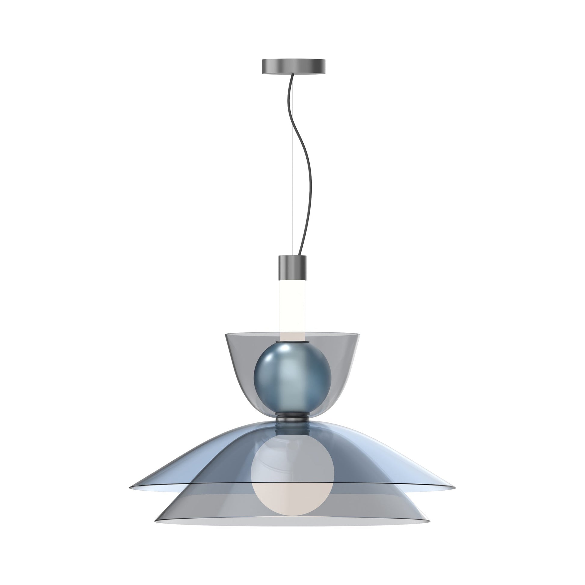 Gems S1D60A LED Pendant Light in Cold Color.