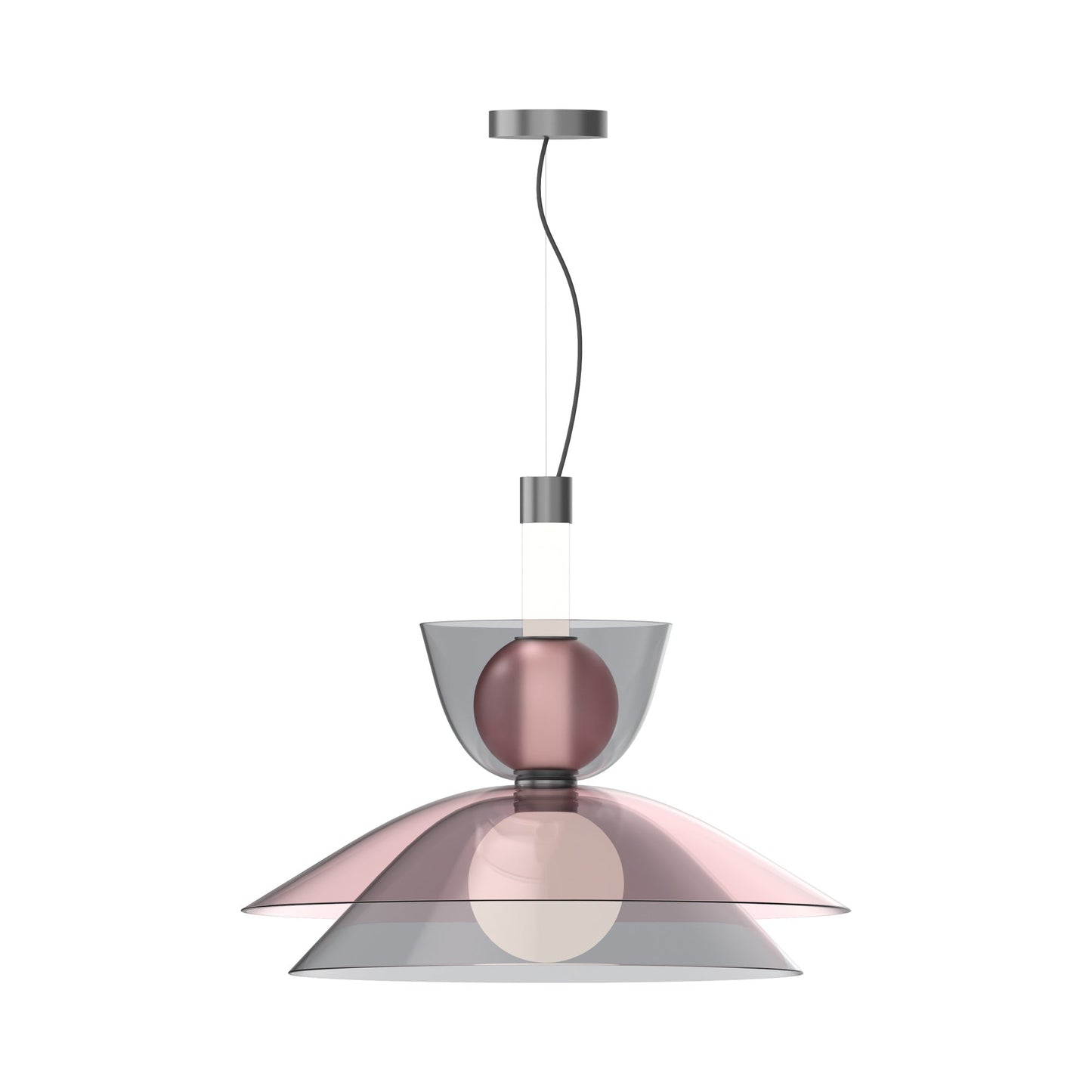 Gems S1D60A LED Pendant Light in Warm Color.