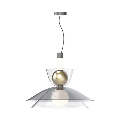 Gems S1D60A LED Pendant Light in Warm Neutral.