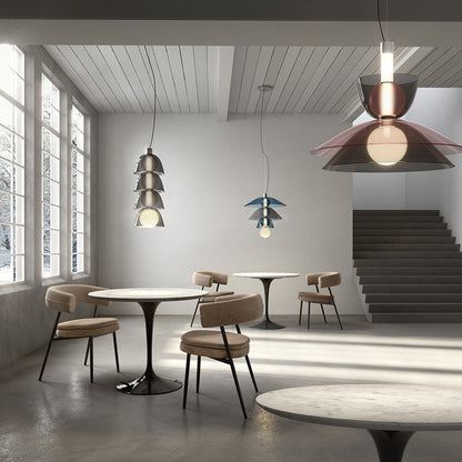 Gems T2D60A LED Pendant Light in dining room.