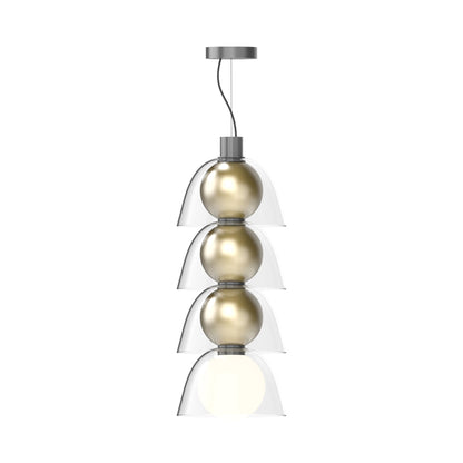 Gems T3D30A LED Pendant Light in Warm Neutral.