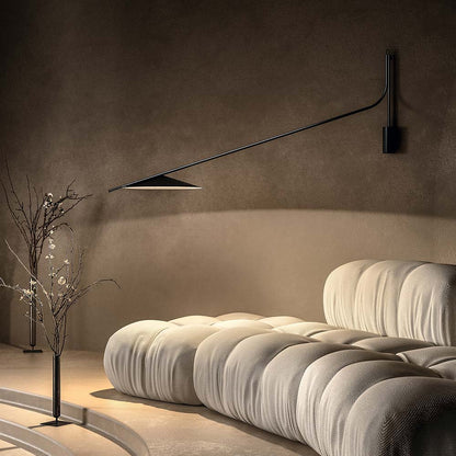 Glifo Box LED Wall Light in living room.
