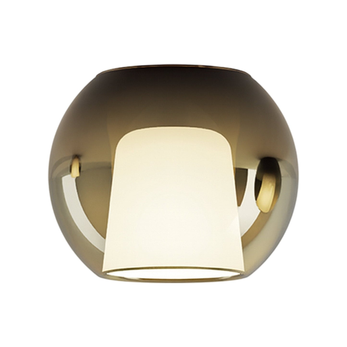 Glo Ceiling / Wall Light in Matt Bronze/4ever (Medium).