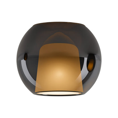 Glo Ceiling / Wall Light in Matt Bronze/Black (Medium).