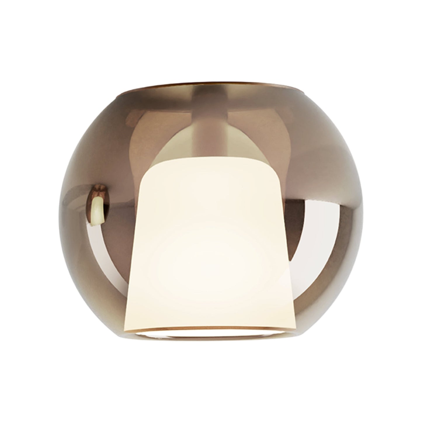 Glo Ceiling / Wall Light in Matt Bronze/Rose Gold (Medium).