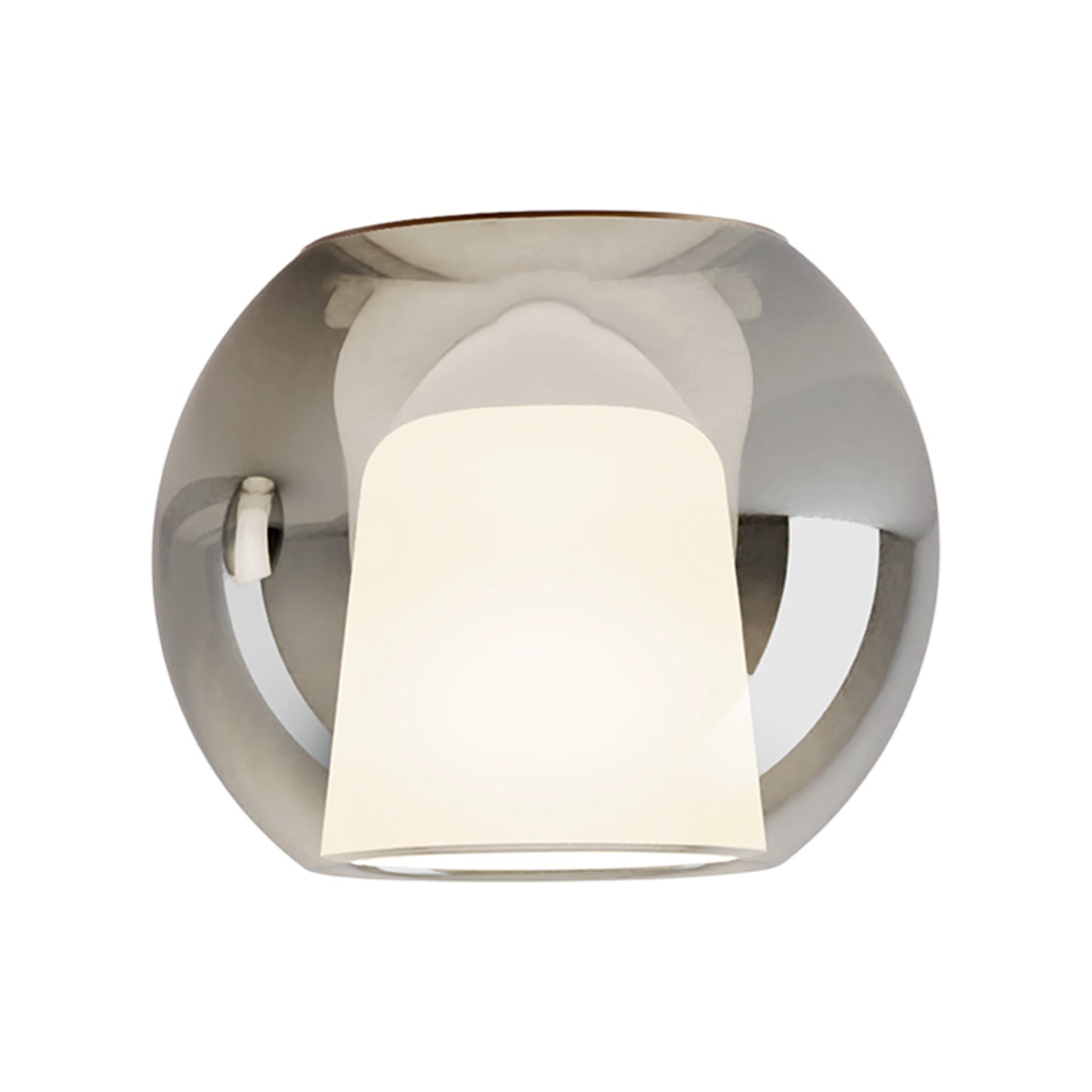 Glo Ceiling / Wall Light in Matt Bronze/Silver (Medium).