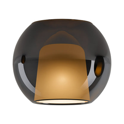 Glo Ceiling / Wall Light in Matt Bronze/Black (Large).