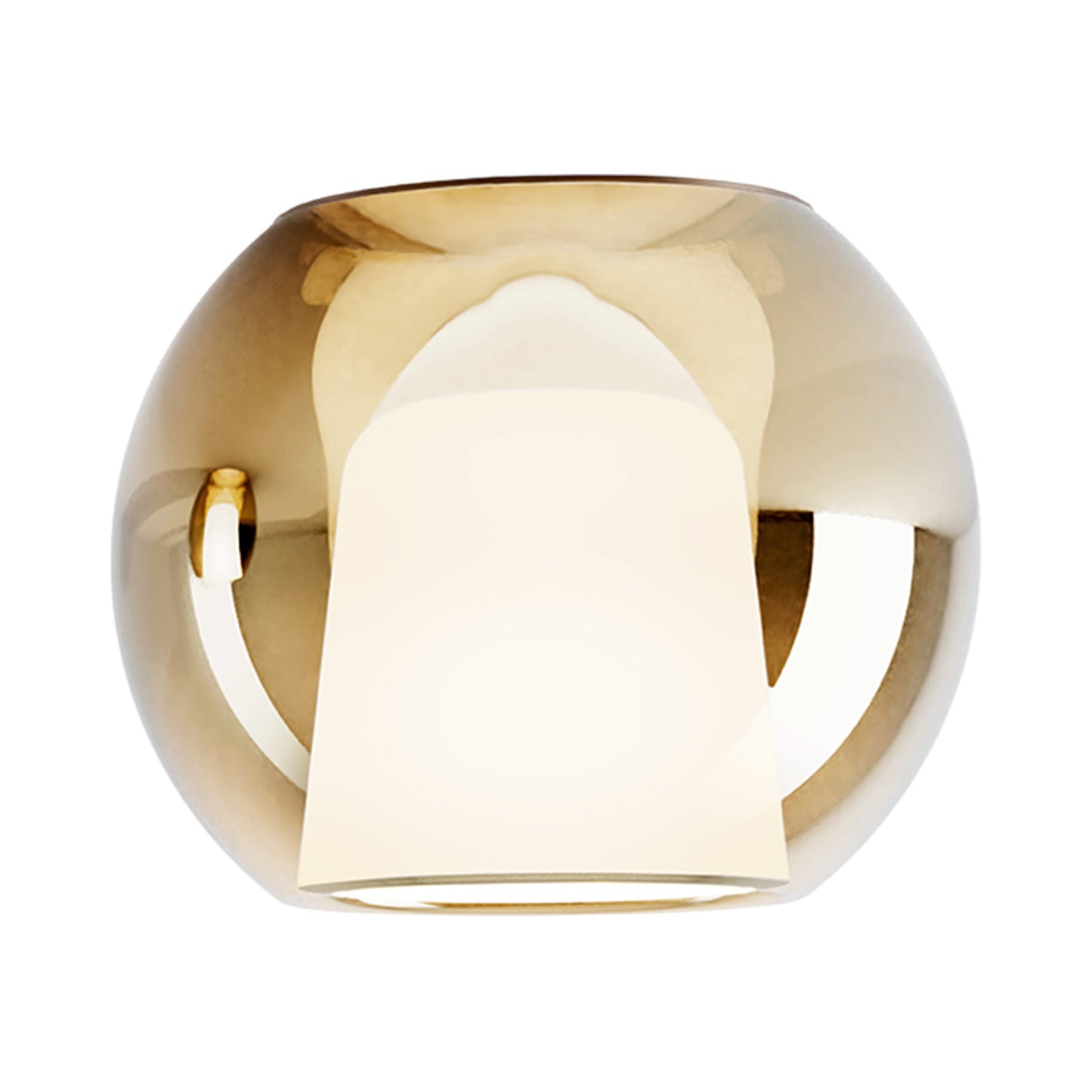 Glo Ceiling / Wall Light in Matt Bronze/Gold (Large).