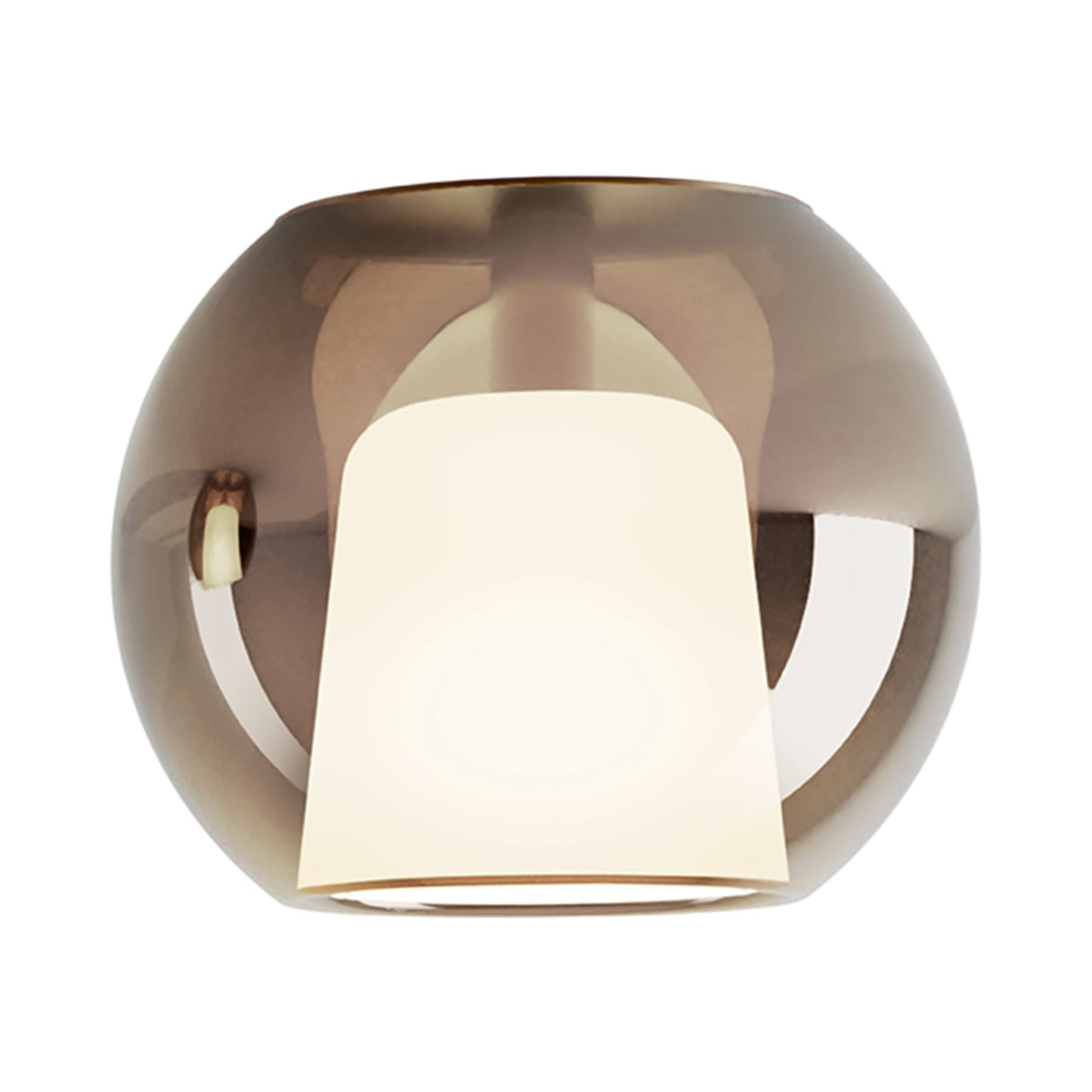 Glo Ceiling / Wall Light in Matt Bronze/Rose Gold (Large).