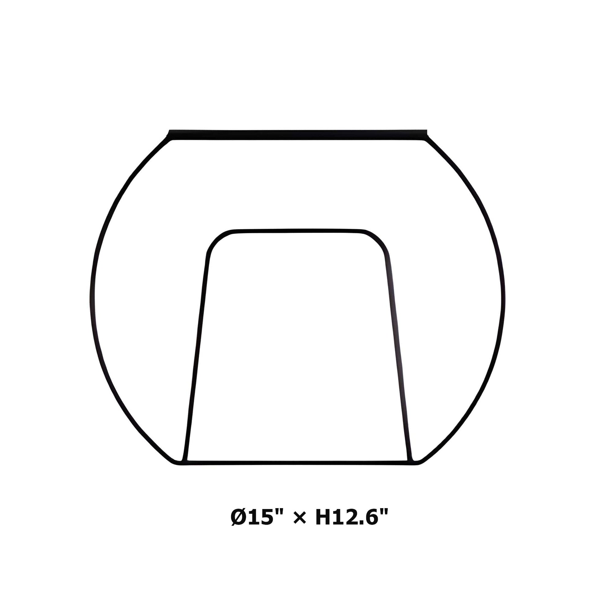 Glo Ceiling / Wall Light - line drawing.