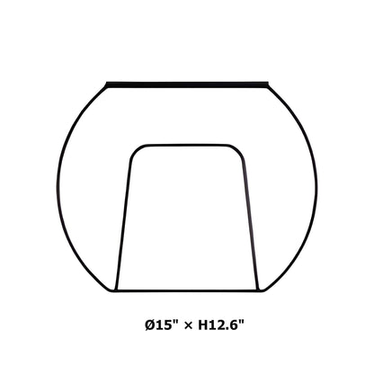 Glo Ceiling / Wall Light - line drawing.