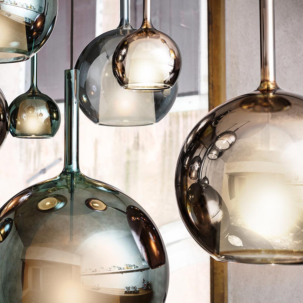 Glo Multi-Light Pendant Light in Detail.