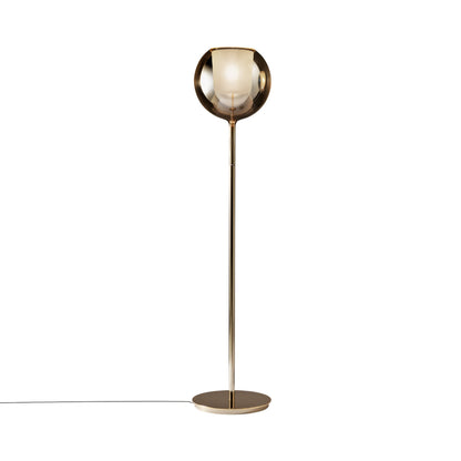 Glo Floor Lamp in Glossy Gold/Gold.