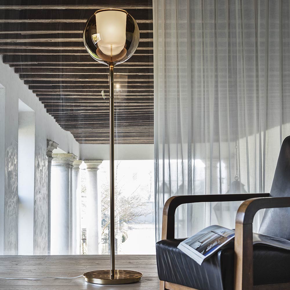 Glo Floor Lamp in living room.