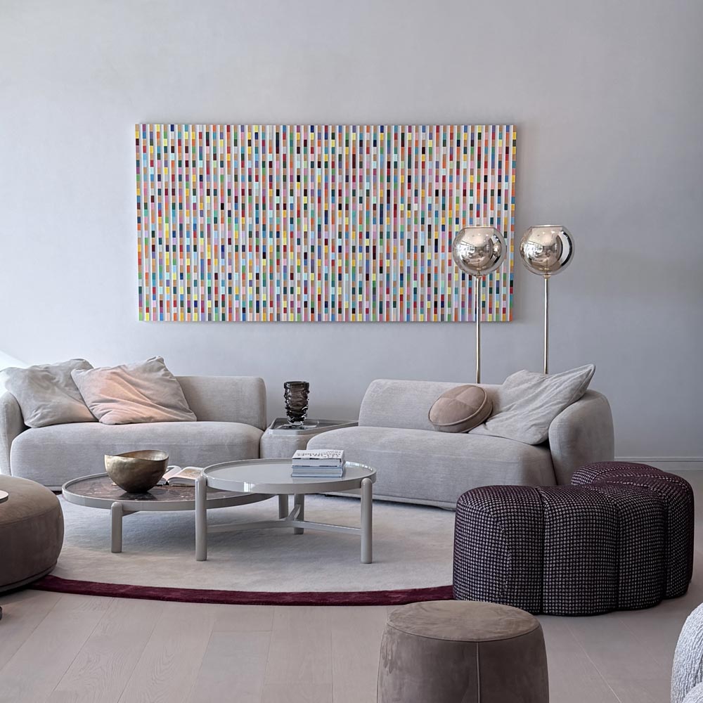 Glo Floor Lamp in living room.