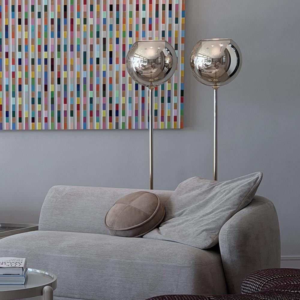 Glo Floor Lamp in living room.