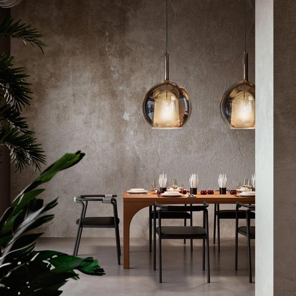 Glo Maxi Pendant Light in dining room.