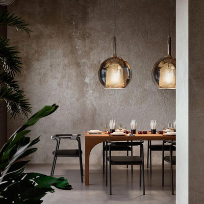 Glo Maxi Pendant Light in dining room.
