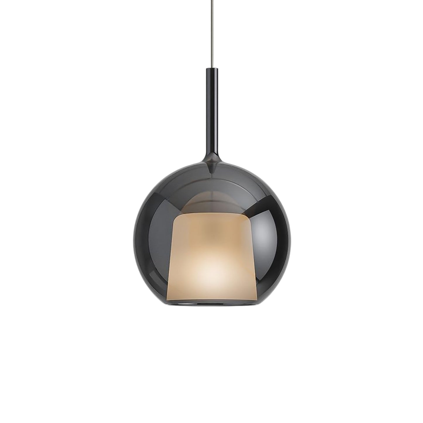 Glo Pendant Light in Black (Medium).