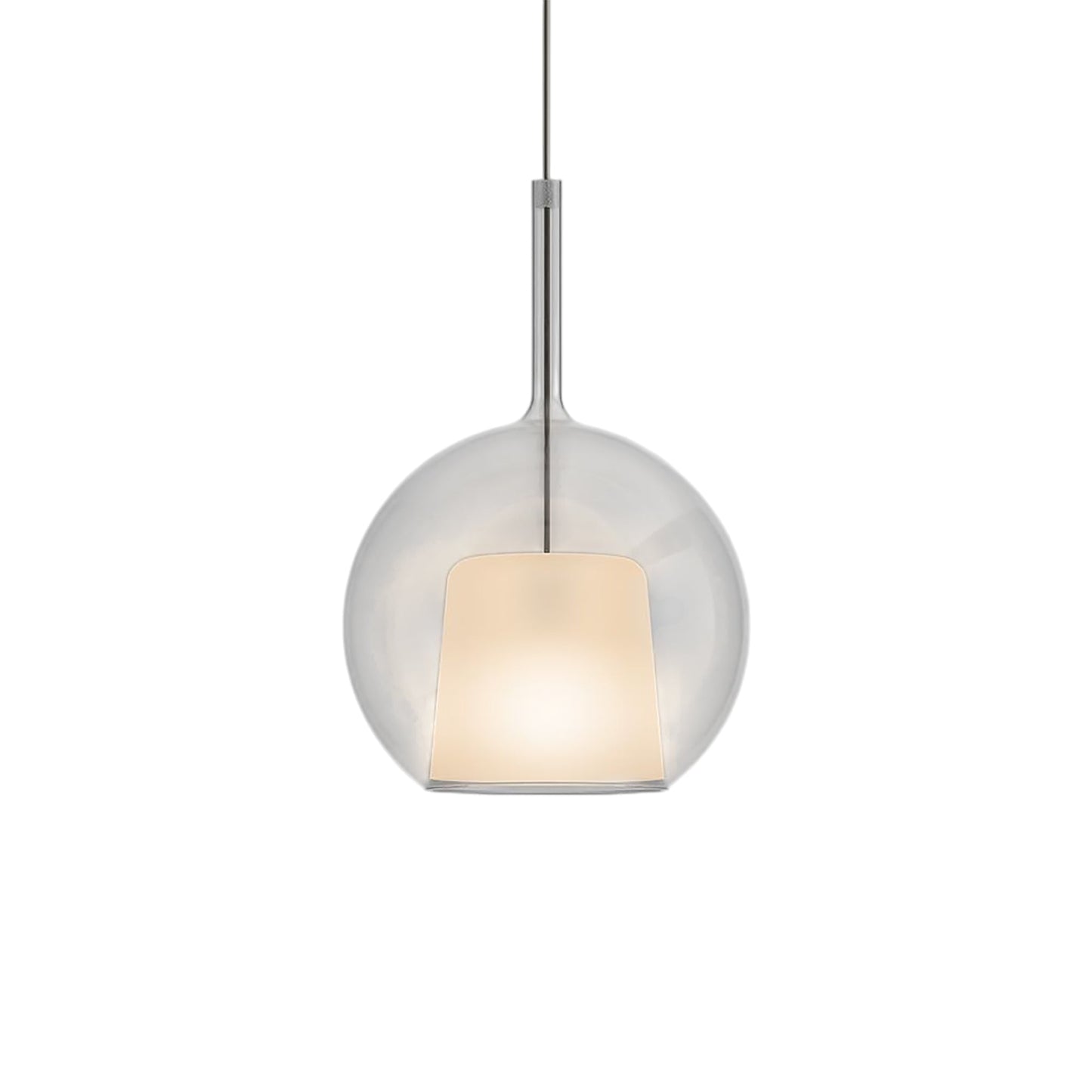 Glo Pendant Light in Transparent (Medium).