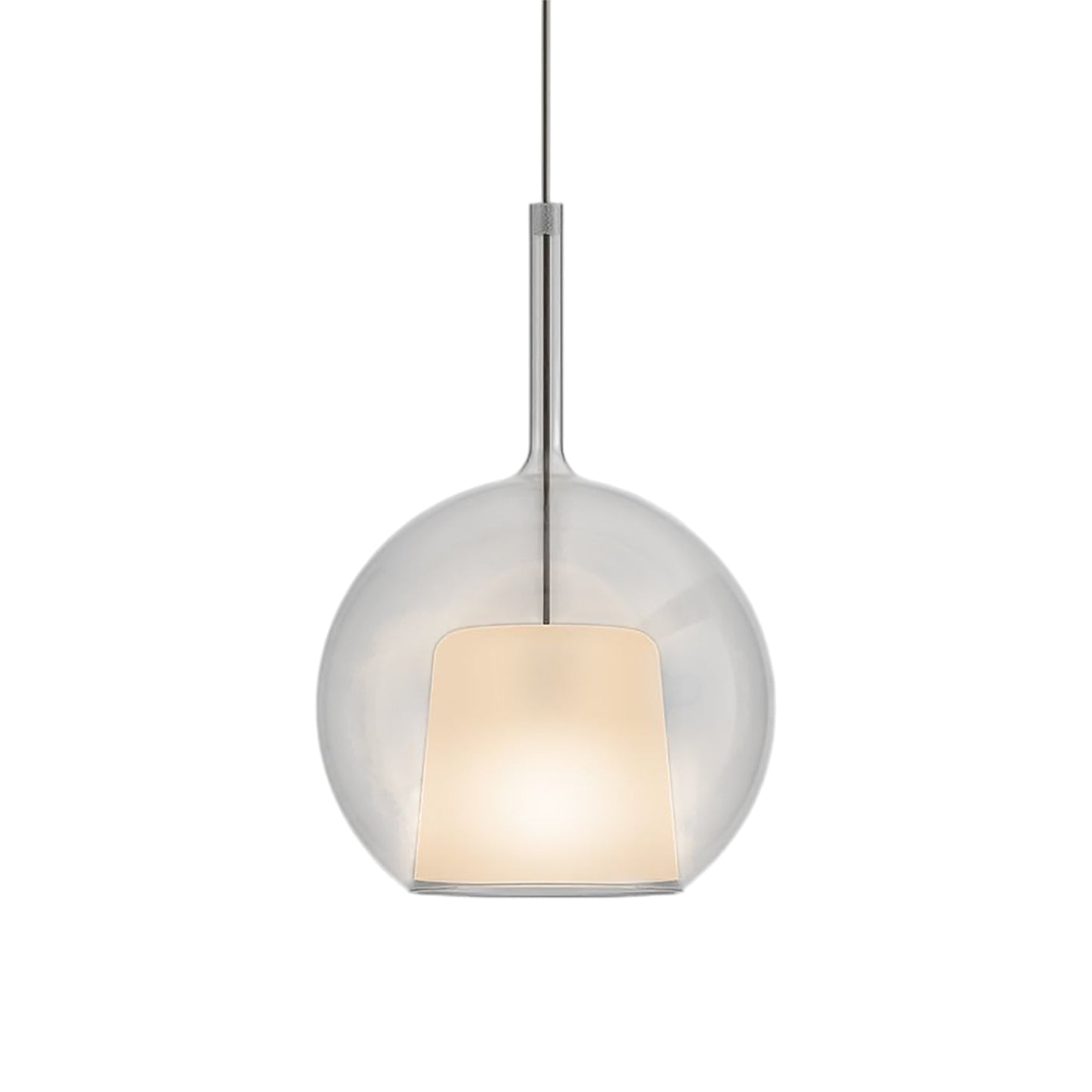 Glo Pendant Light in Transparent (Large).