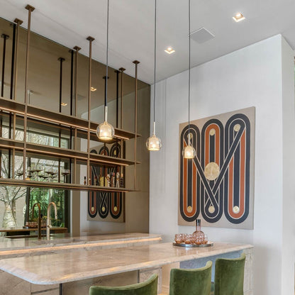 Glo Pendant Light in dining room.