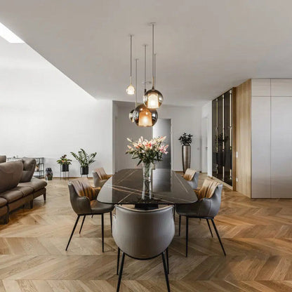 Glo Pendant Light in living room.