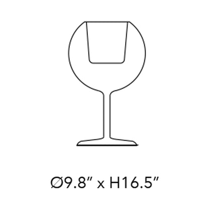 Glo Table Lamp - line drawing.