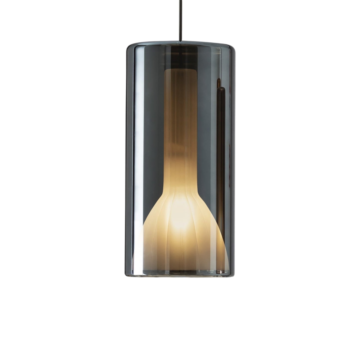 Lit Pendant Light in Blue (Medium).