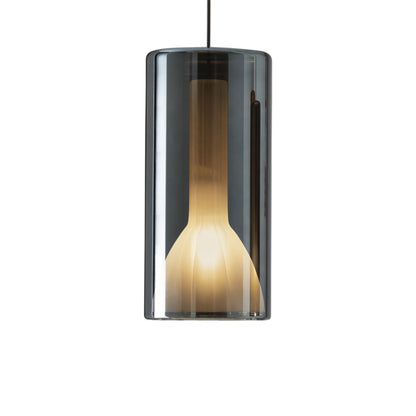 Lit Pendant Light in Blue (Medium).